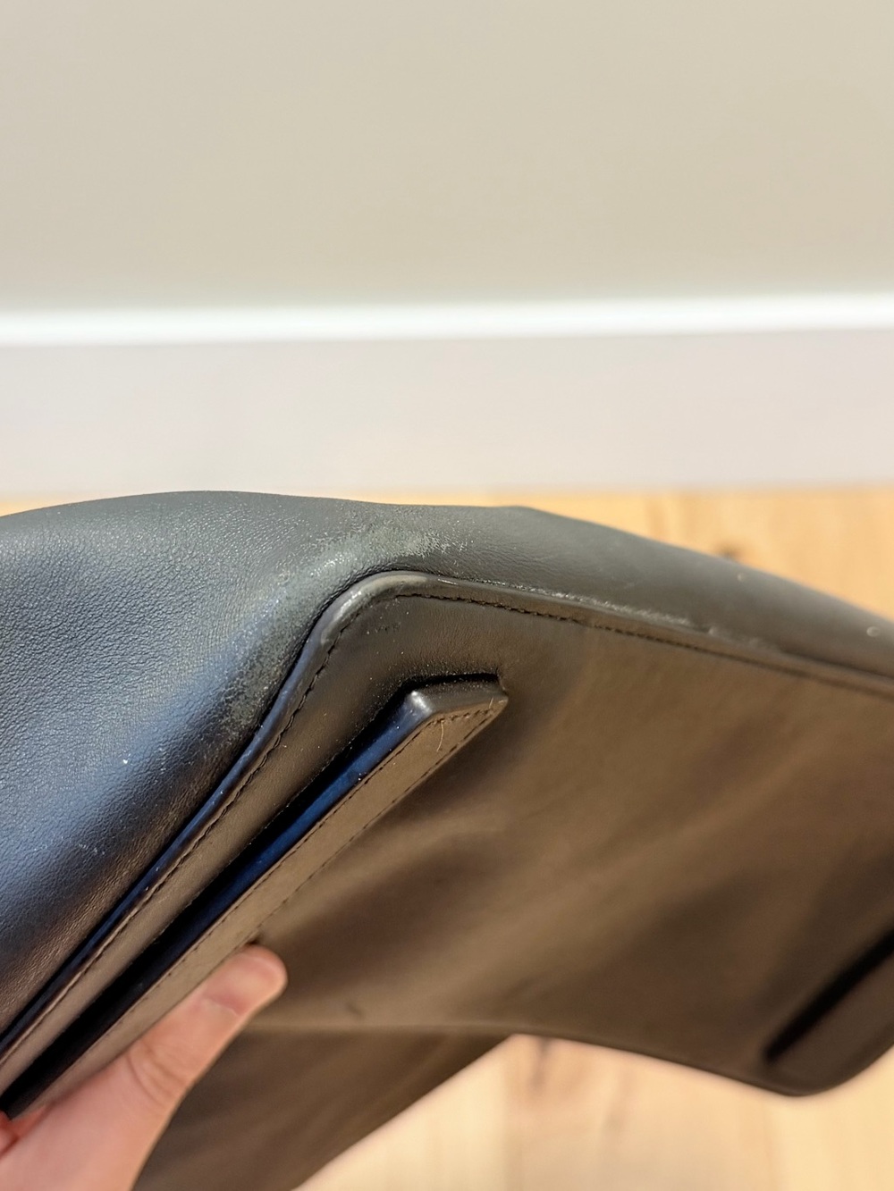 AllSaints Leather Pearl Hobo Shoulder Bag - Picture 9 of 14